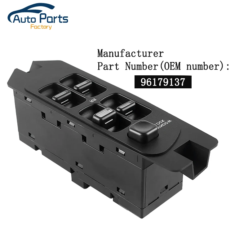

Power Window Switch For Daewoo Glass Lift Switch 96179137 96179135 96210779 96179136