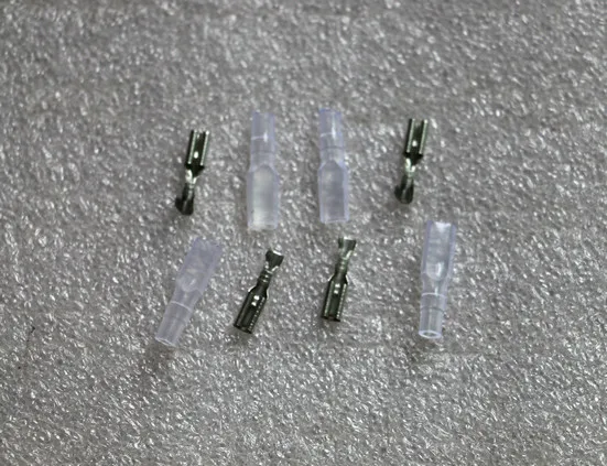 Обжимная Клемма Faston 2 8 50 шт. 110 мм гнездовой разъем с прозрачной оболочкой