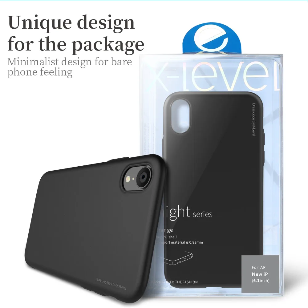 X-Level чехлы для iphone Xs Max Carcasas Жесткие защитные чехлы i phone XR корпус XsMax чехлы для телефонов