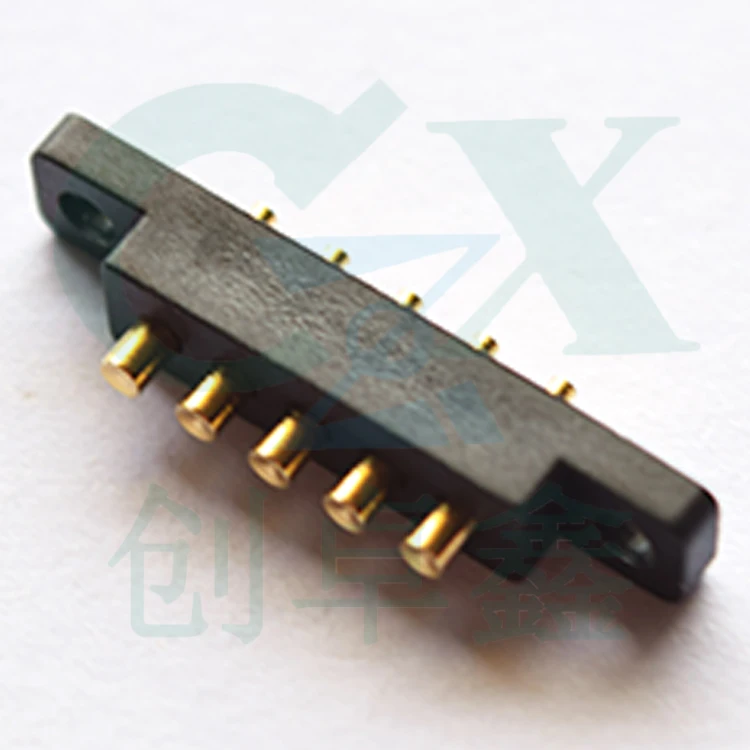 Femlae 5pin шаг 2 54 мм Водонепроницаемые CNC части прецизионный pogo контактный разъем|5pin