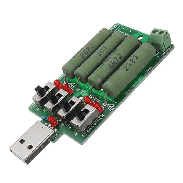 10 Вт 4 переключателя USB старение разрядник 15 видов проверка тока нагрузка
