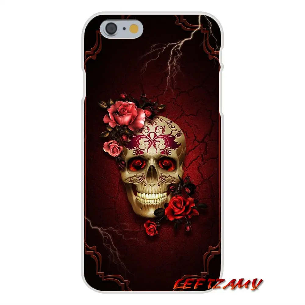 Готические черепа для Samsung Galaxy S4 S5 MINI S6 S7 edge S8 S9 S10 Plus Note 3 4 5 8 9 Аксессуары чехлы