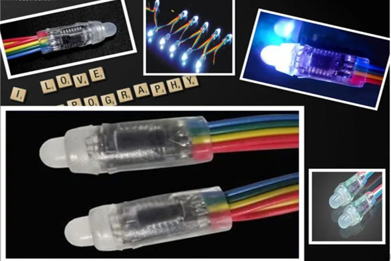 50 шт./5 комплектов светодиодные пиксельные модульные светильники IC 1903 DC 5V|module