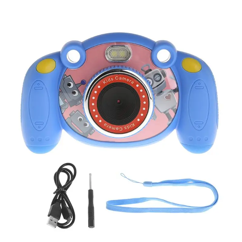 Cute Digital Video Camera Max. 2 Mega Pixels Built-in Lithium Battery Gift New Year Present for Kids Children Boys Girls | Электроника