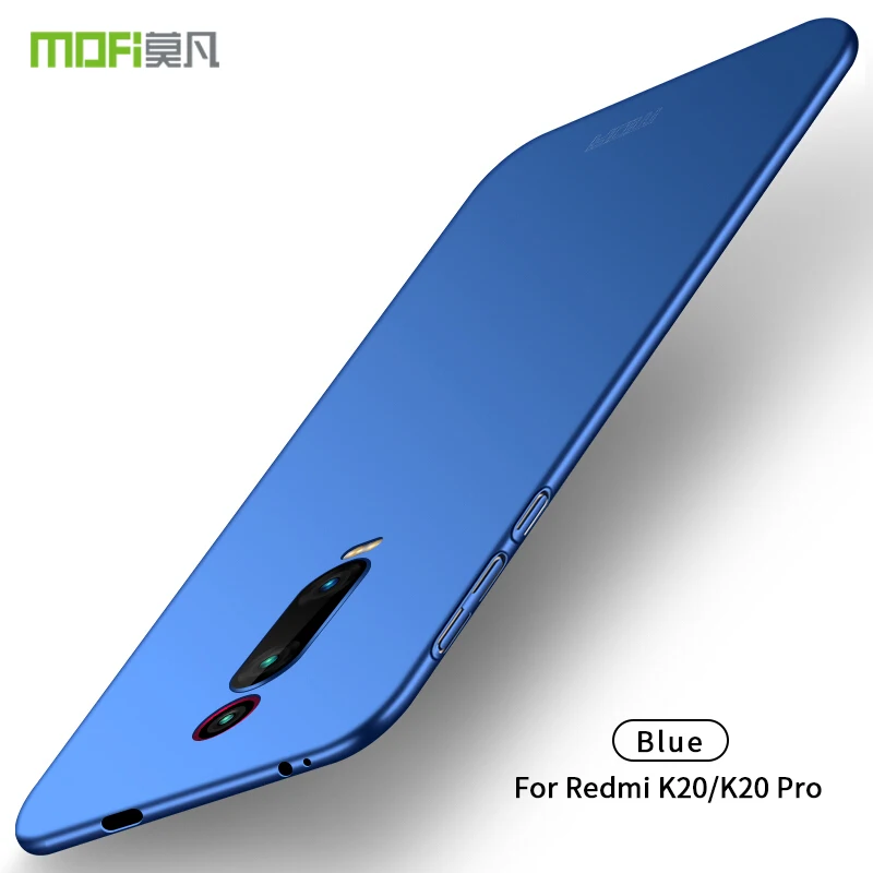 Blue MOFI для Red mi K20/K20 Pro K20Pro Чехол Прочный ПК пластик телефон Тонкий чехол для Xiaomi mi 9 T/9 T Pro задняя крышка защитный экран - Цвет: Blue