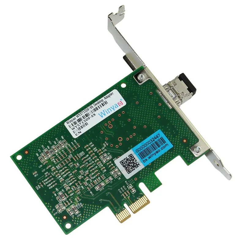 Free Shipping BCM5715S PCI-E X1 Gigabit Fiber Adapter w/ Multi Mode 1G 850nm LC Optical Module | Компьютеры и офис