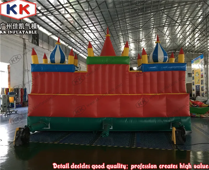 CE 8x6m коммерческий Мультфильм рай надувной батут замок для детей|bouncer castle|inflatable