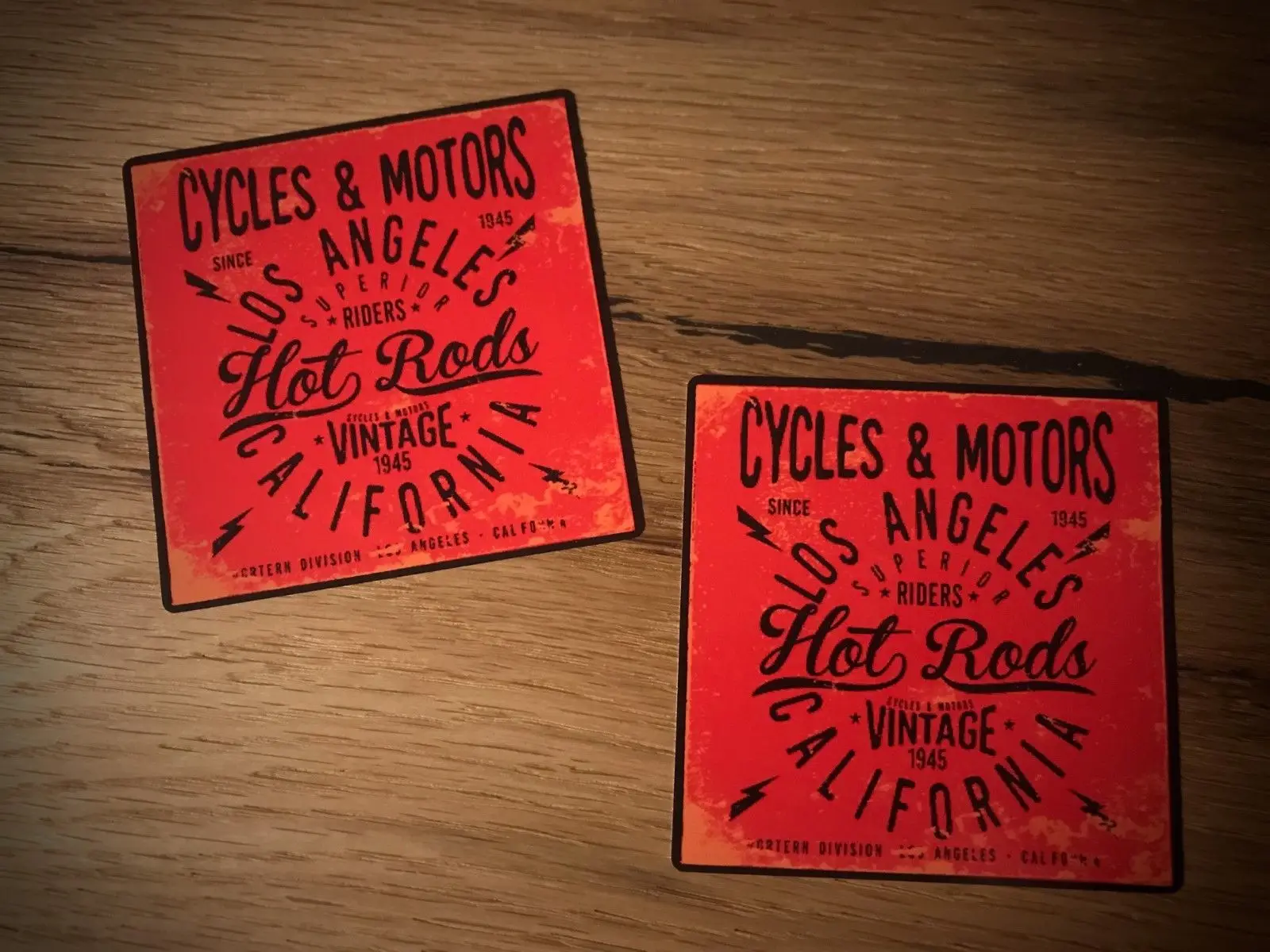 

Hot Rod Decal Vintage Motorcycle Engine USA V2 Bobber Retro Vintage Car # 016