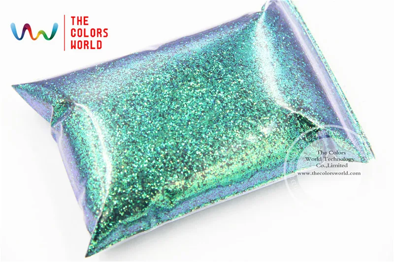 TCR402 Хамелеон блестящий зеленый с фиолетовым и золотым блеском 0 4 мм размер блеск