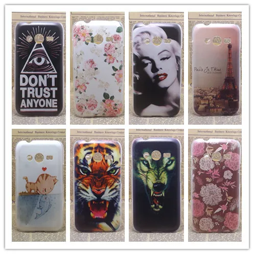 Wholesale 10pcs/lot For Samsung G313H case Painting Hard PC Phone Case Cover Galaxy Ace 4 NXT G313 |