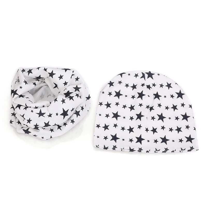 RUNMEIFA/Новая модная шапка и шарф для детей осенне весенний теплый комплект шапки со