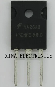 

G30N60RUFD G30N60 48A/600V TO-247 ROHS ORIGINAL 5PCS/lot Free Shipping Electronics composition kit