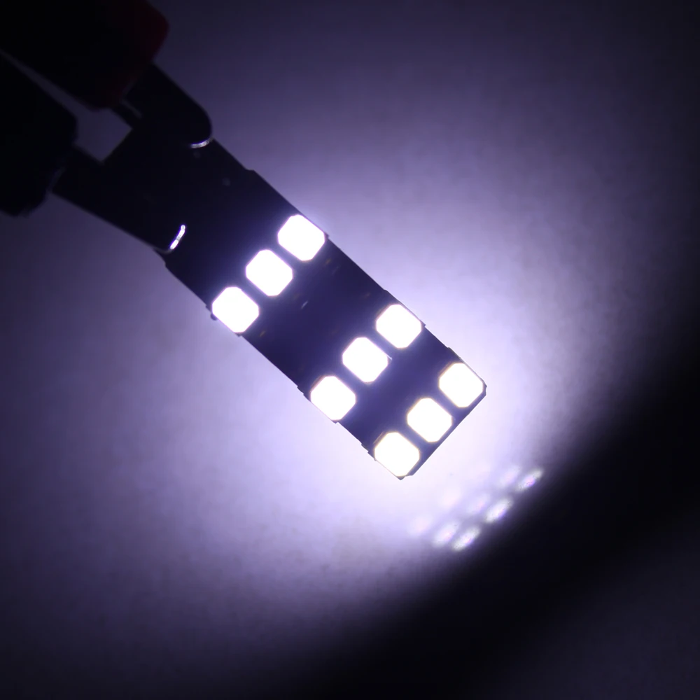 200 шт. белый Can bus без Ошибок T10 W5W 18 светодиодный светильник 3528/1210 SMD для вождения