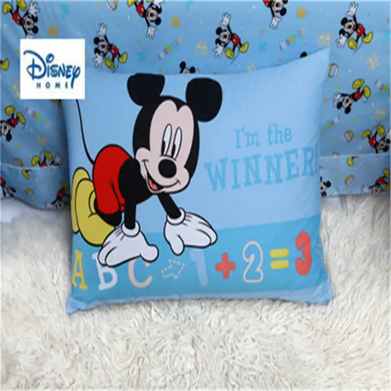 D1-4075 Mickey Disney с принтом "кошечка Мари" Подушка Чехол для девочек 1 шт., хлопок Детские 48*74 см декоративная наволочка для Подушки Шамс номер мультфильм 3d печатных постельное белье для мальчиков - Цвет: D1-4075 Mickey