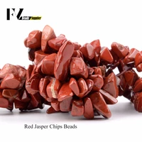 8mm 12mm red jaspers chips beads accessories natural stone gravel beads for needlework jewelry making bracelets necklaces 15inch
