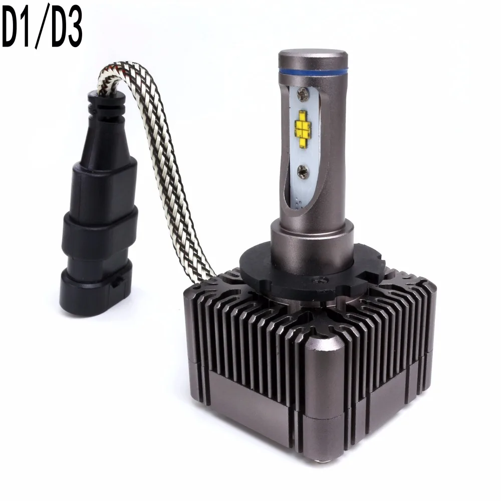 D1S D1R D3S D3R LED все-в-одном фар автомобиля замена лампы 72 Вт 8000Lm 6000 К 12 В 24 легко