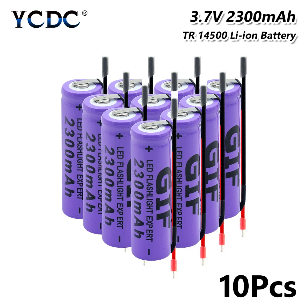 14500 литий ионная батарея 3 7 V 2300mAh электронная сигарета перезаряжаемая Высокая