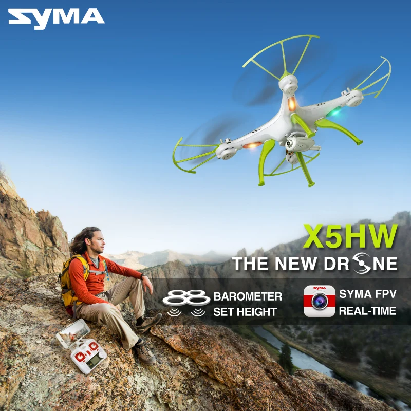 Дроны SYMA X5HW с камерой PV Wi Fi пульт дистанционного управления в реальном времени