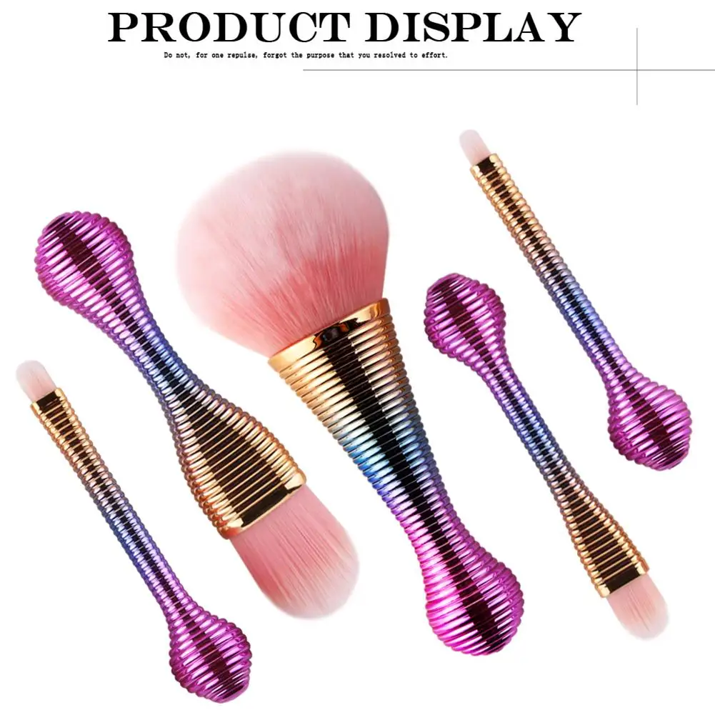 5 шт./компл. Потрясающие кисти для макияжа волос Beauty Mermaid Pincel Cosmetics контур тени век