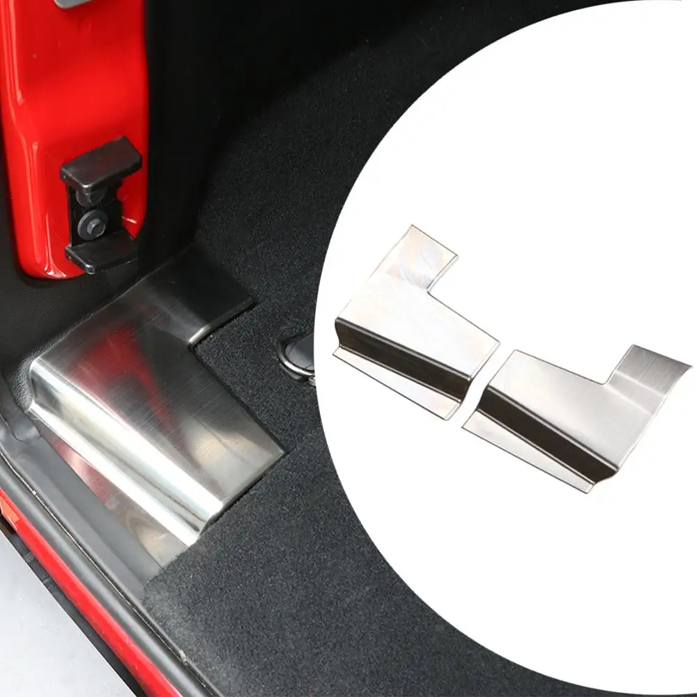 Накладки на багажник заднего корпуса из нержавеющей стали для Jeep Wrangle JL 2018 2019 |