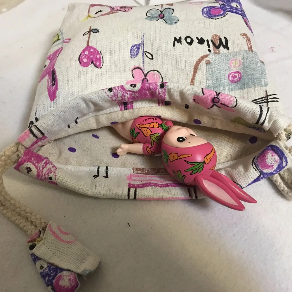 YILE хлопковая Льняная сумка для телефона с завязками многоцелевой Органайзер