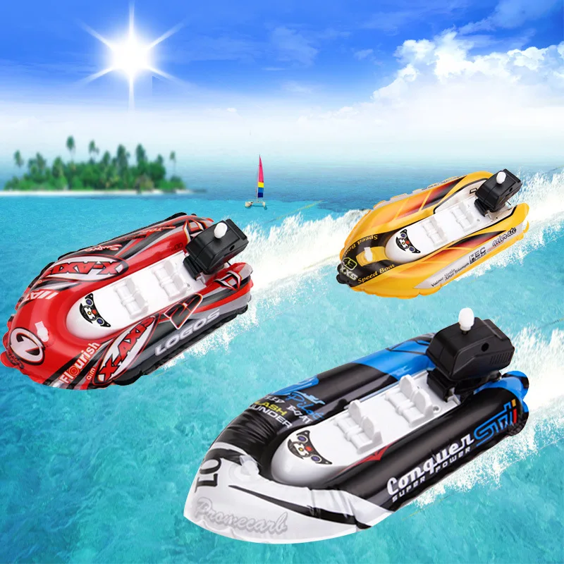 Креативная надувная заводная водная Лодка Игрушка Лодка Ванна Игрушка Лодка цепь для ванной лодка летняя водная Игрушка Лодка