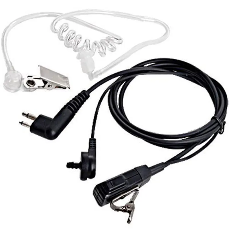 Headset 2 PIN for Motorola Radio Covert Mic Acoustic Tube Earpiece Earphones Professional | PC Hardware Cables &amp Adapters
