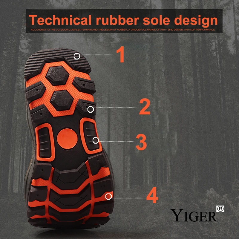 YIGER/Новинка Мужская Уличная обувь зимние плюшевые армейские ботинки мужская