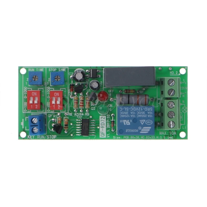 Задержка цикла реле таймера времени переключатель модуль включения/выключения