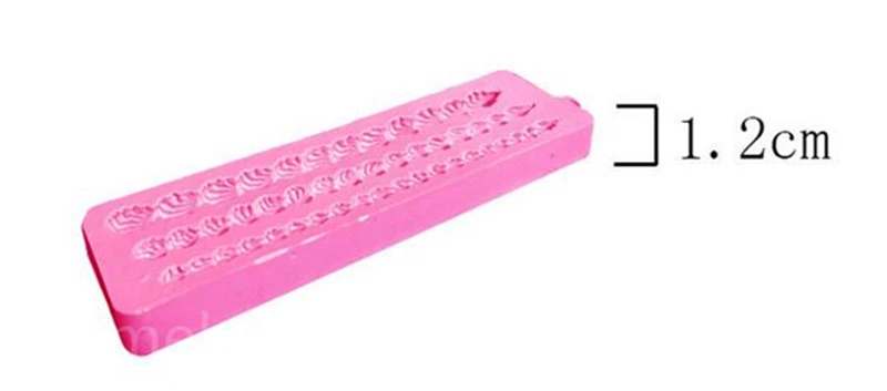 Декоративная силиконовая форма для торта 3 решетки края Длинные веревки ракушки