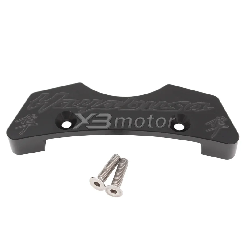 Black Бак Мотоцикла Колодки центр Обложка для Suzuki Hayabusa GSXR1300 1999-2012 2000 2001 2002 2003 2004 2005 2006 2007 2008 2009 2010 - Цвет: Black