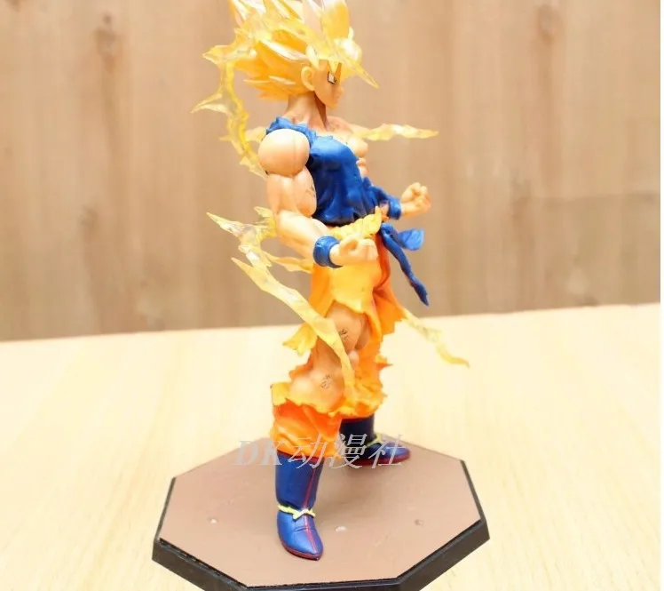 Горячая продажа аниме Dragon Ball Z Супер Саян Гоку Статуэтка Сон ПВХ фигурка Модель