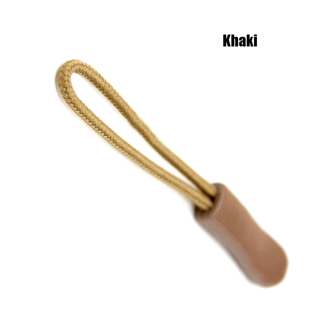 Khaki 2 шт. дорожная сумка, чемодан, палатка, рюкзак на молнии, потяните съемник, верёвка для упражнений, фиксатор бирки, застежка на молнии, сменный зажим, сломанная пряжка - Цвет: Khaki