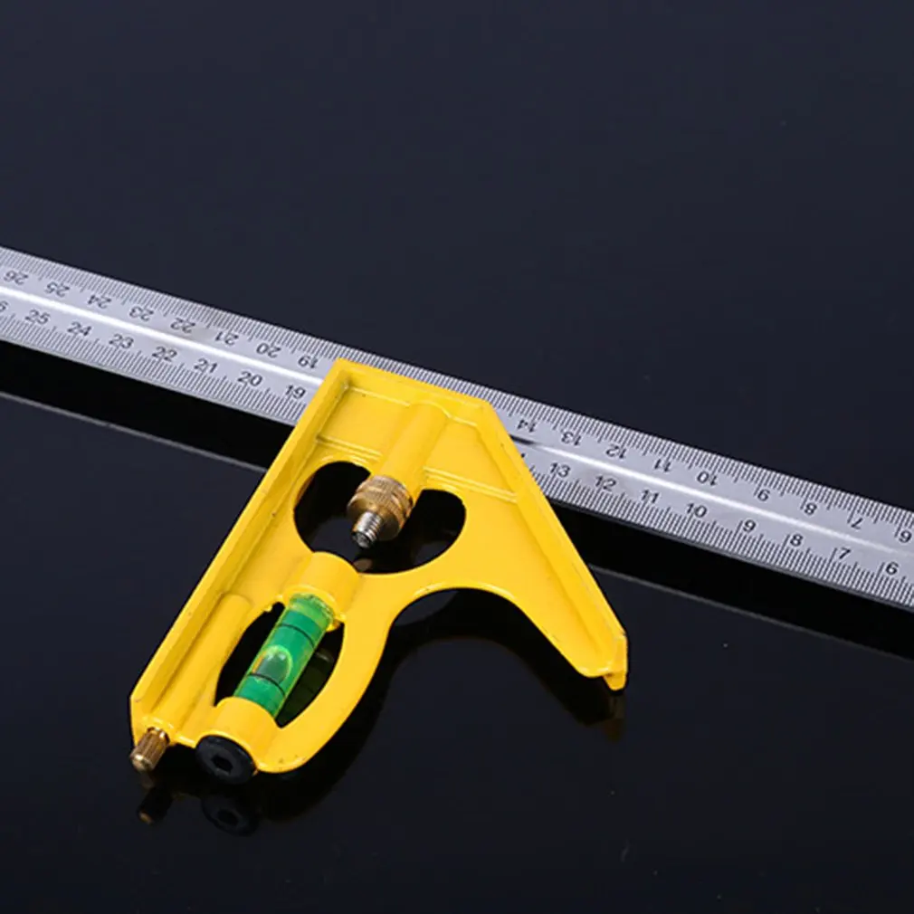 300mm Measuring Instrument Combination Angle Rule Professional Woodworking Tools Stainless Steel Protractor Multifunctional | Инструменты