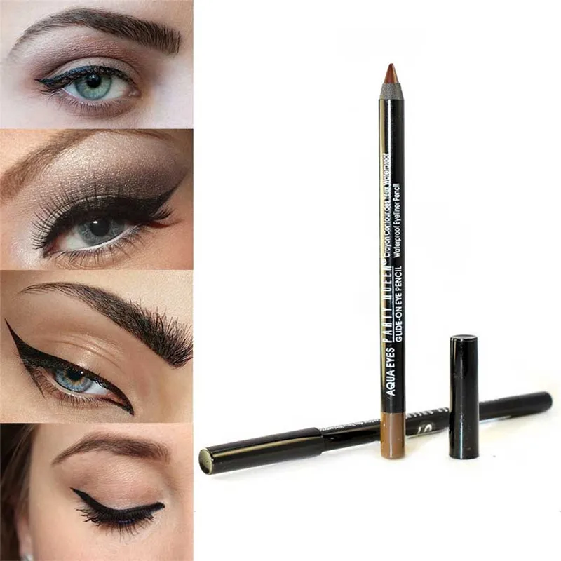 Фирменная подводка для макияжа 1 шт. глаз черного/коричневого цвета гелевая ручка