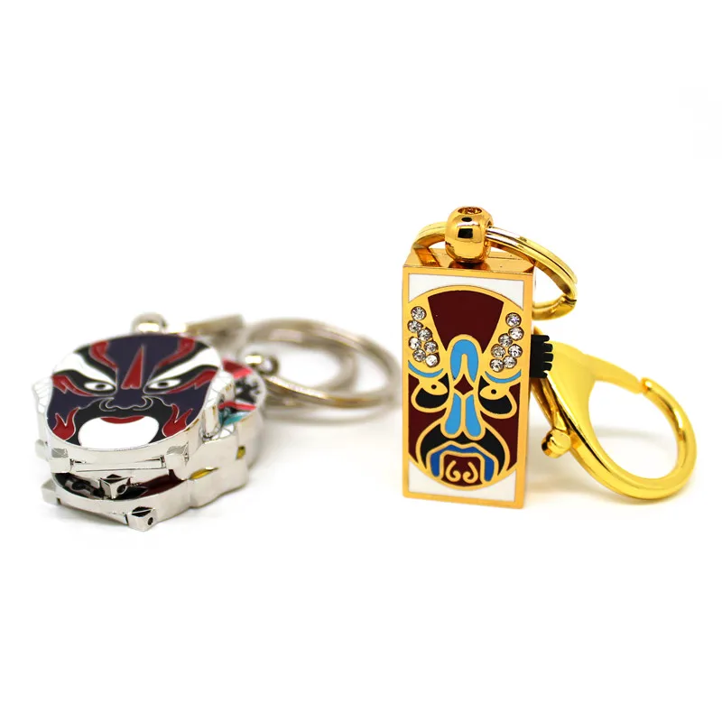 Новый металлический брелок с изображением Пекинской оперы USB флэш накопитель 4 ГБ