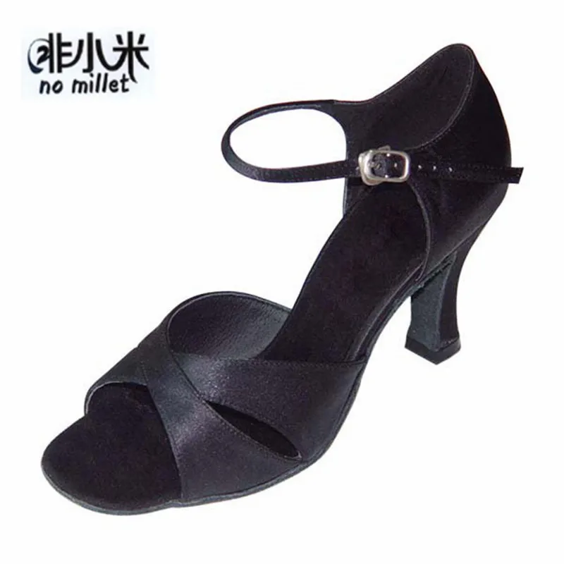Без проса Zapatos De Baile Цвет хаки черный золотой красный фиолетовый высота каблука 8