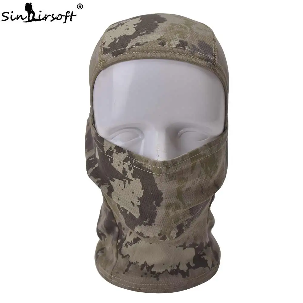SINAIRSOFT Гремучая Змея Тактический шлем страйкбол охота Wargame дышащая Пылезащитная маска Балаклава маска для лыжного велоспорта полный капюшон