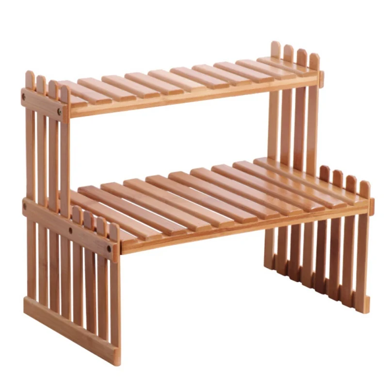1/2 Tiers Desk Flowerpot Holer Desktop Small Flower Rack Indoor Balcony Floor-Standing Plant Stand Office | Дом и сад