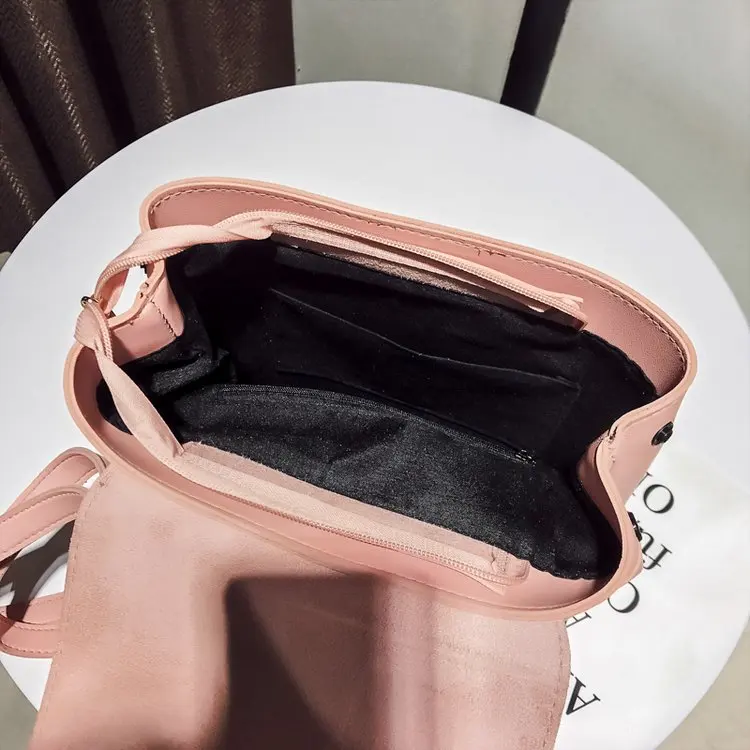 OTHERCHIC простые Стильные Модные женские рюкзаки искусственная кожа черный