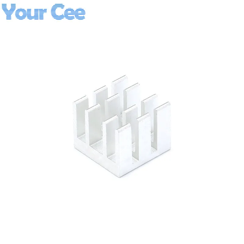 Радиатор охлаждения 10 шт. алюминиевый радиатор для микросхем IC LED 13*13*11 мм