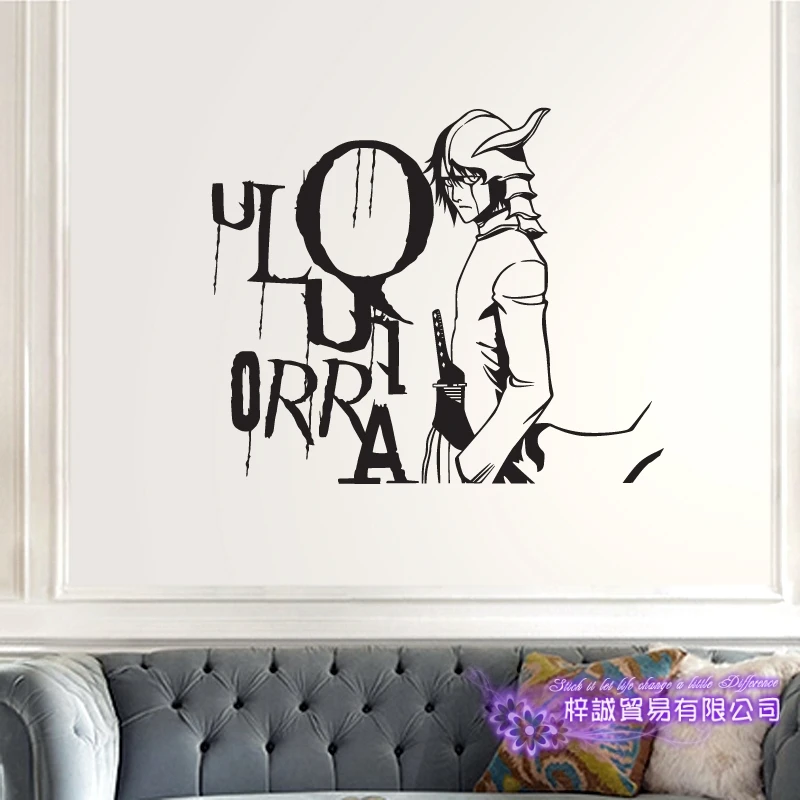 BLEACH Ulquiorra Cifer Автомобильная Наклейка на стену наклейка с героями мультфильмов