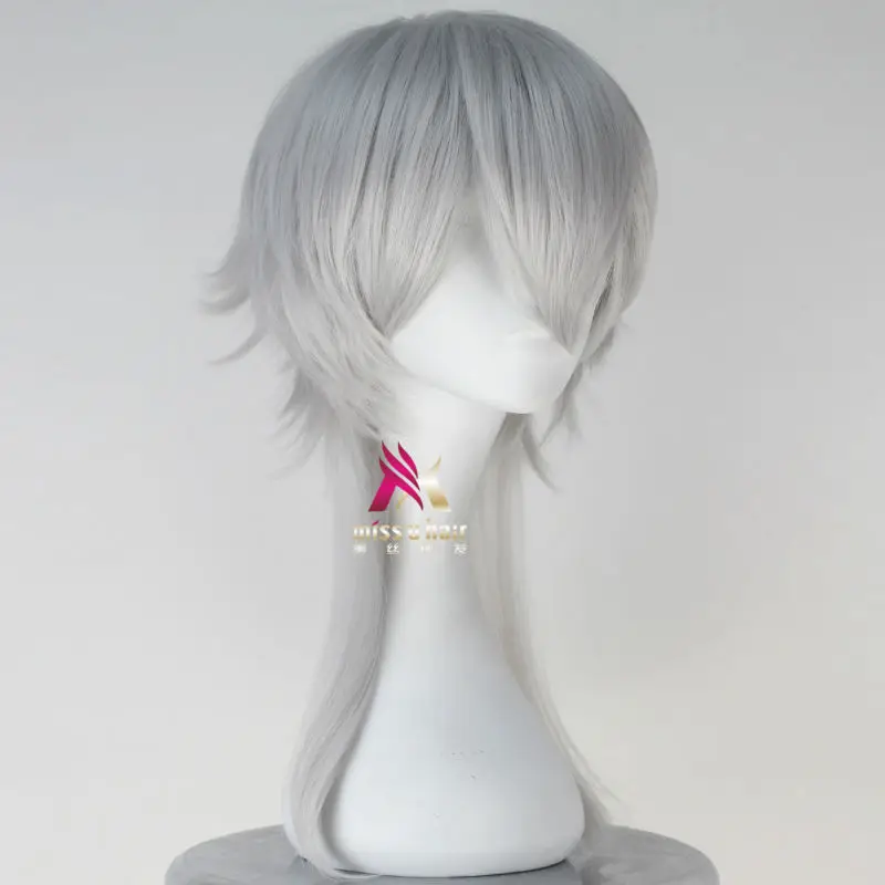 Miss U Hair Girl Синтетические длинные завитые розовые черные Серебристые серые цвета игры Косплей Полный парик для взрослых Хэллоуин вечерние ролевые волосы