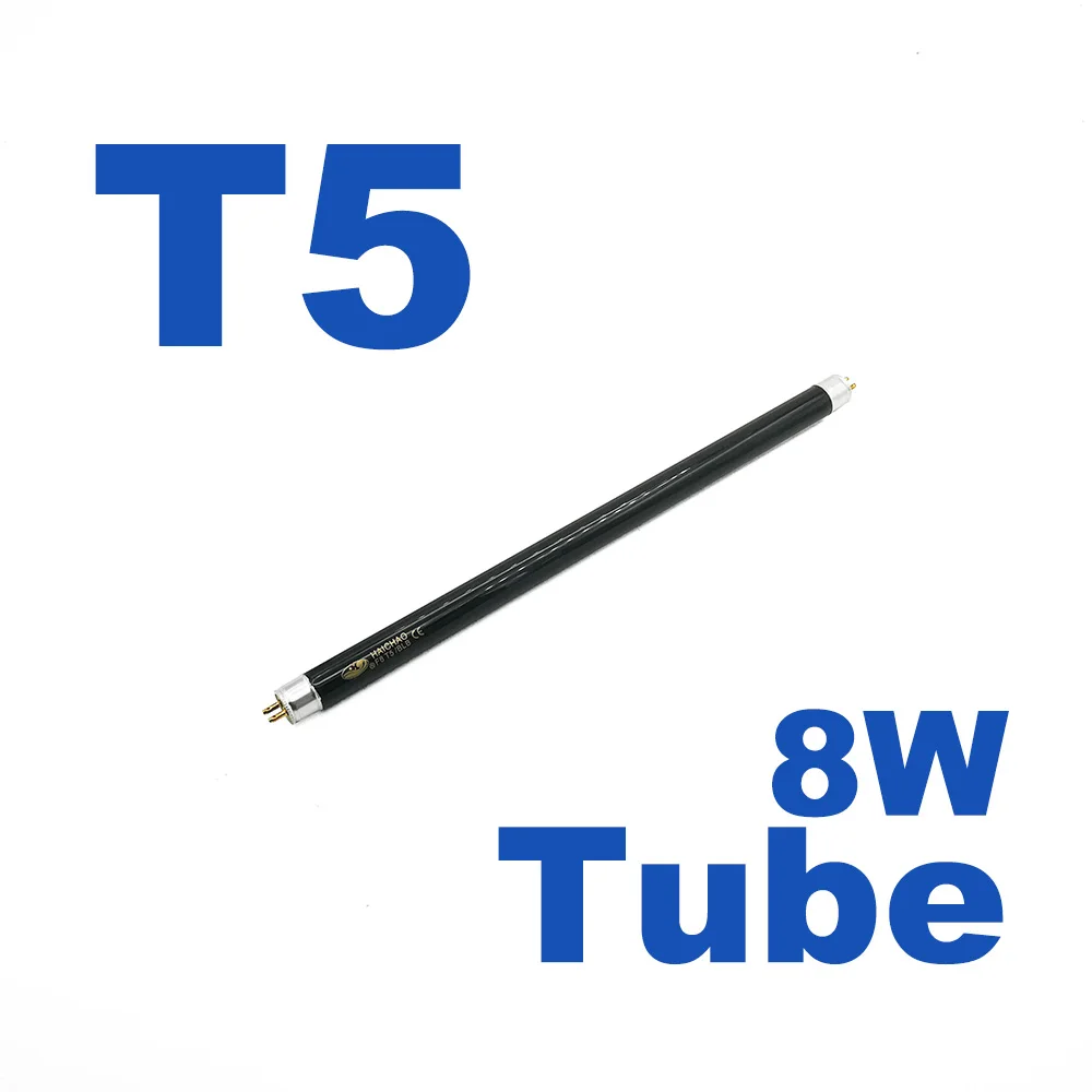 4 Вт, 6 Вт, 8 Вт, 10 Вт, 15 Вт, T5, T8, BLB, УФ-черный светильник, ультрафиолетовая лампа, UVA, ФЛУОРЕСЦЕНТНОЕ обнаружение, обнаружение денег, проверка, трубка, фиолетовый светильник, лампа - Мощность в ваттах: T5 8W Tube