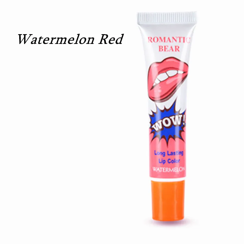 Watermelon Red 6 цветов, водостойкий блеск для губ, легко снимается, жидкий оттенок, матовая, волшебная, долговечная губная помада, румяна, коврик для макияжа, инструменты для красоты - Цвет: Watermelon Red