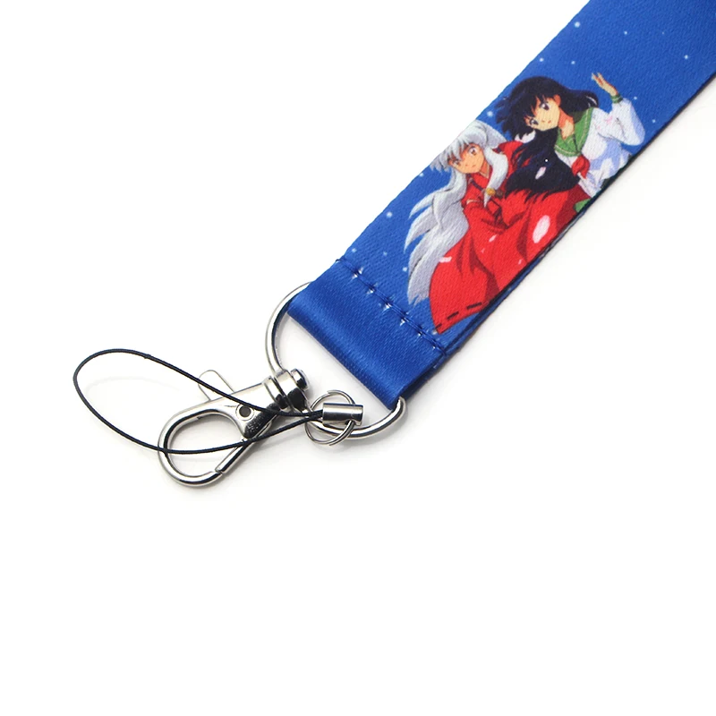 DMLSKY Cartoon Cute Lanyard Keychain for keys Badge ID Mobile Phone Key rings Women Neck Straps Accessories M3324 | Украшения и