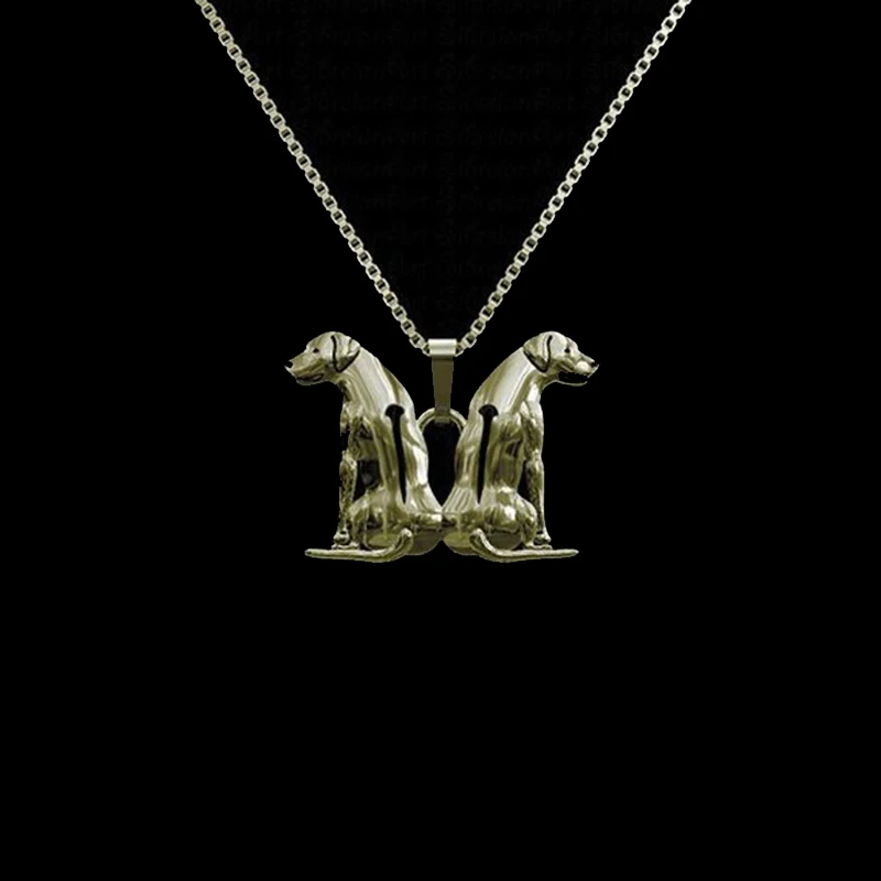 Wholesale Rhodesian Ridgeback couple - Silver gold pendant and jewelry free ship-12pcs/Lot | Украшения и аксессуары