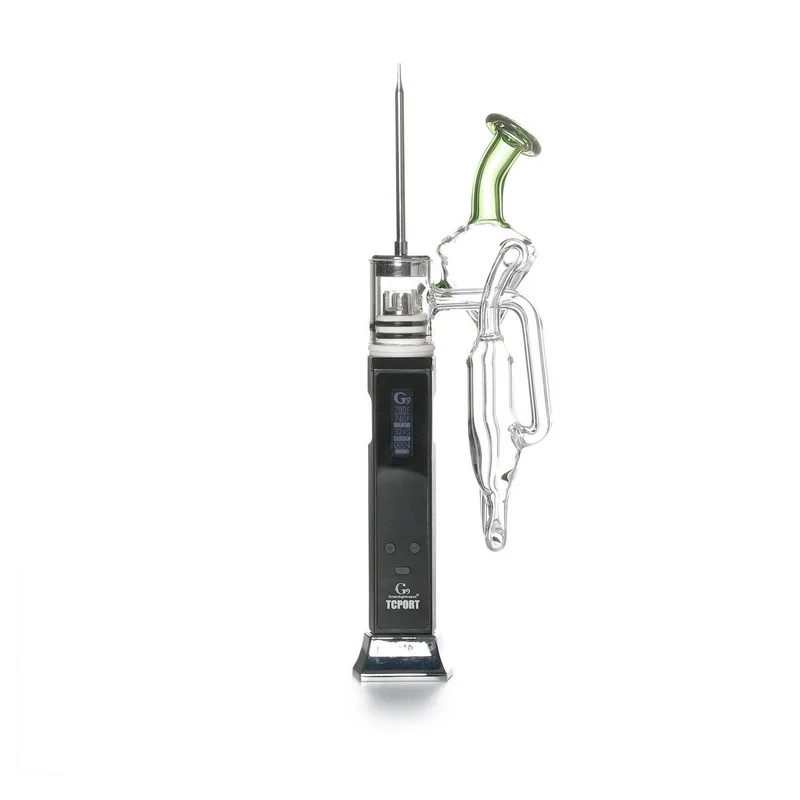G9 Greenlightvapes TC порт портативный воск испаритель Dab Rig Стекло курительные трубы масляная горелка воск Vape ручка со стеклянным фильтром Bubbler