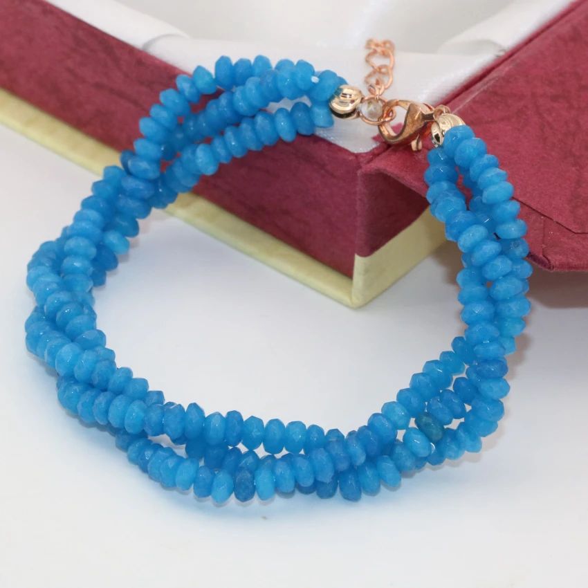 Богемия 8 цветов Многослойные браслеты женщины натуральный камень нефриты