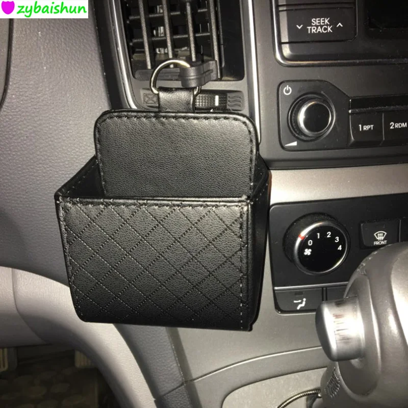 Коробка органайзер в автомобиль Bag Air Outlet подвесной кожаный Универсальный